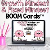 Growth Mindset & Fixed Mindset BOOM Cards™  Distance Learning