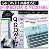 Growth Mindset Activities: Flipbook, Poster, Bulletin Boar