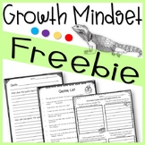Growth Mindset Freebie Testing Motivation