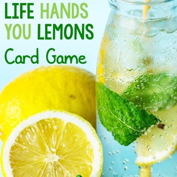 Preview of Growth Mindset Game Life Hands You Lemons Cards