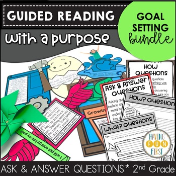 Preview of Growth Mindset & Goal Setting Reading Comprehension Activities Bundle SEL