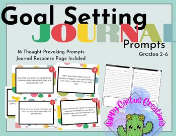 Preview of Growth Mindset: Goal Setting Prompts Back School Class Culture