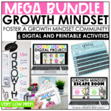 Growth Mindset Activities Bundle | Project | Posters | Bul
