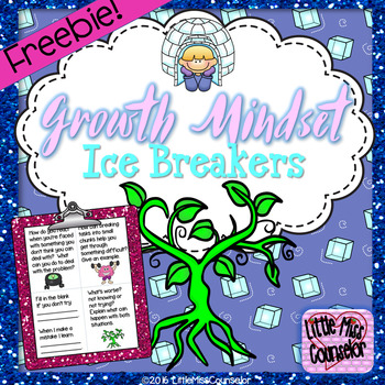 Growth Mindset Icebreakers: Set of 28 Cards