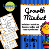 Growth Mindset - Includes 4 Activities