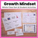 Growth Mindset: Whole Class Sort with Individual Student S