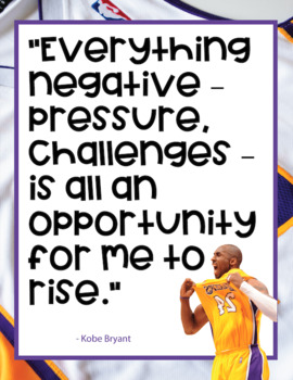 Kobe Bryant 'Emotional Win' Poster