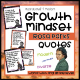 Growth Mindset: Inspirational Poster Quotes - Rosa Parks