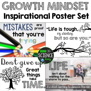 Preview of Growth Mindset Bulletin Board Posters