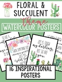 Growth Mindset Inspirational Quote Posters: Whimsical Boho