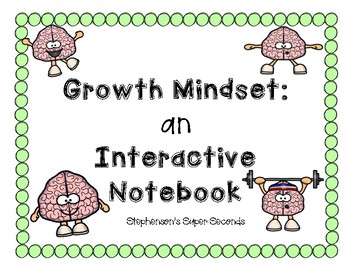 Preview of Growth Mindset Interactive Notebook