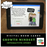 Growth Mindset Interactive Story- Boom Cards- Social Emoti