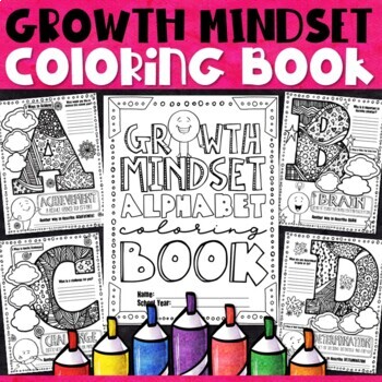 Preview of Growth Mindset Journal | Growth Mindset Coloring Pages