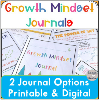 Preview of Growth Mindset Journal | Mindfulness Activities | SEL Worksheets