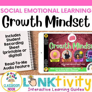 Preview of Growth Mindset LINKtivity® | Social Emotional Learning | Mindset Strategies