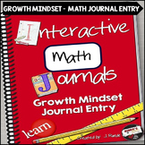 Growth Mindset Math Lesson for Interactive Notebooks