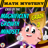Growth Mindset Math Mystery 2nd Grade Edition - Math Review Game