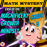 Growth Mindset Math Mystery - 5th Grade Edition  Math Game