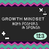 Growth Mindset - Math Posters (Spanish Version)