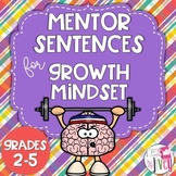 Growth Mindset Mentor Sentences & Interactive Activities M