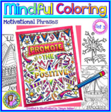 Growth Mindset & Motivational Coloring Sheets - Set 3