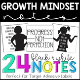 Growth Mindset Notes - TARGET ADHESIVE LABELS - Desk Notes