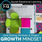 Growth Mindset Portfolio for Teens Interactive Notebook Ba