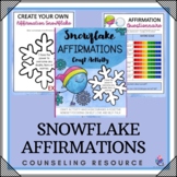Growth Mindset Positive Affirmations Winter Snowflake Craf