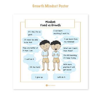 Preview of Growth Mindset Poster | INSTANT DOWNLOAD