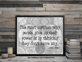 Growth Mindset Poster Inspirational Quote Social Studies C