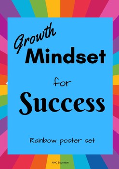 Preview of Growth Mindset Poster Set