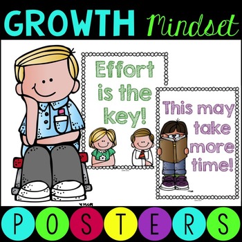 Preview of Growth Mindset Posters