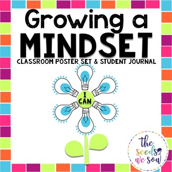 Preview of Growth Mindset Posters and Student Journal