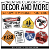 Growth Mindset Posters - Classroom Decor and Bulletin Board