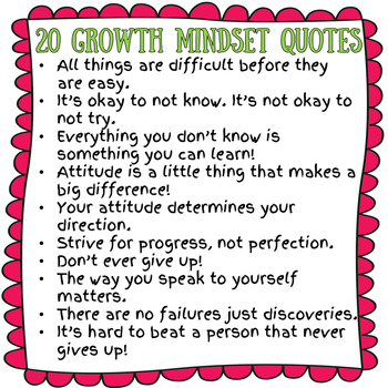 Colorful Growth Mindset Posters by Travelicious Teacher | TpT