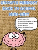 Growth Mindset Unit K-3 | Back to School Classroom Activit
