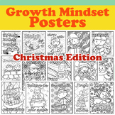 Growth Mindset Posters | Christmas Activities