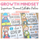 Growth Mindset Posters Editable Inspirational Quotes Super