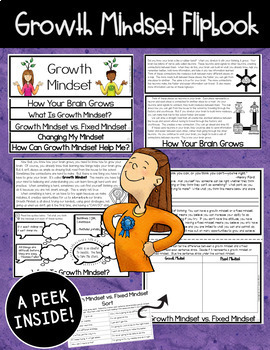 growth mindset posters flipbook bookmarks pennant upper