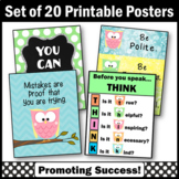 Growth Mindset Posters Inspirational Quote Think Before Yo