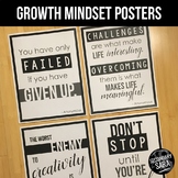 Growth Mindset Posters: Inspirational Quotes 8-Pack