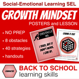 Growth Mindset Posters: Lesson, Handout, Posters - Back to