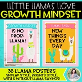 Growth Mindset Posters: Llamas Llove Growth Mindset! {Llam