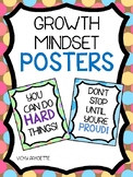 Growth Mindset Posters- Polka Dot Theme