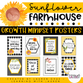Growth Mindset Posters - Sunflower Farmhouse Theme