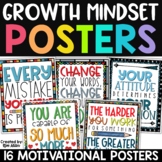 Growth Mindset Posters and Motivational Quotes, Bulletin B