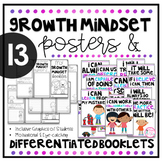 Growth Mindset Posters and Student Booklets