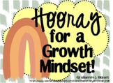 Growth Mindset Posters and Writing Activities (Boho Rainbo