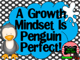 Growth Mindset Posters and Writing Activities (Penguin Win