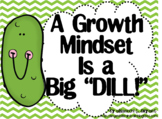 Growth Mindset Posters and Writing Activities (Pickle Cook